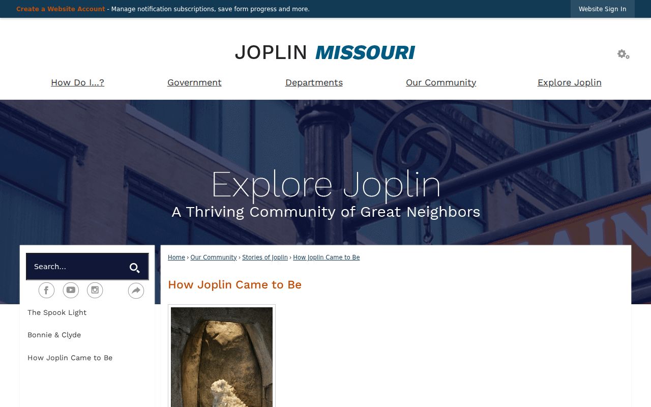 Joplin neighbors context from city growth and annexation history
